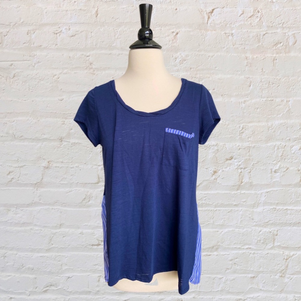 One Sept. Blue, top with detailed BACK.